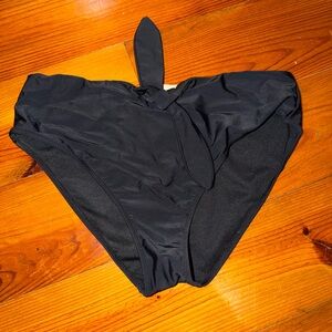 Black High-Waisted Bikini Bottom